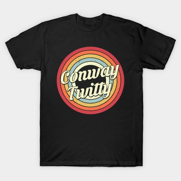 Conway Proud Name Retro Rainbow Tribute T-Shirt by Alien Landscape Store